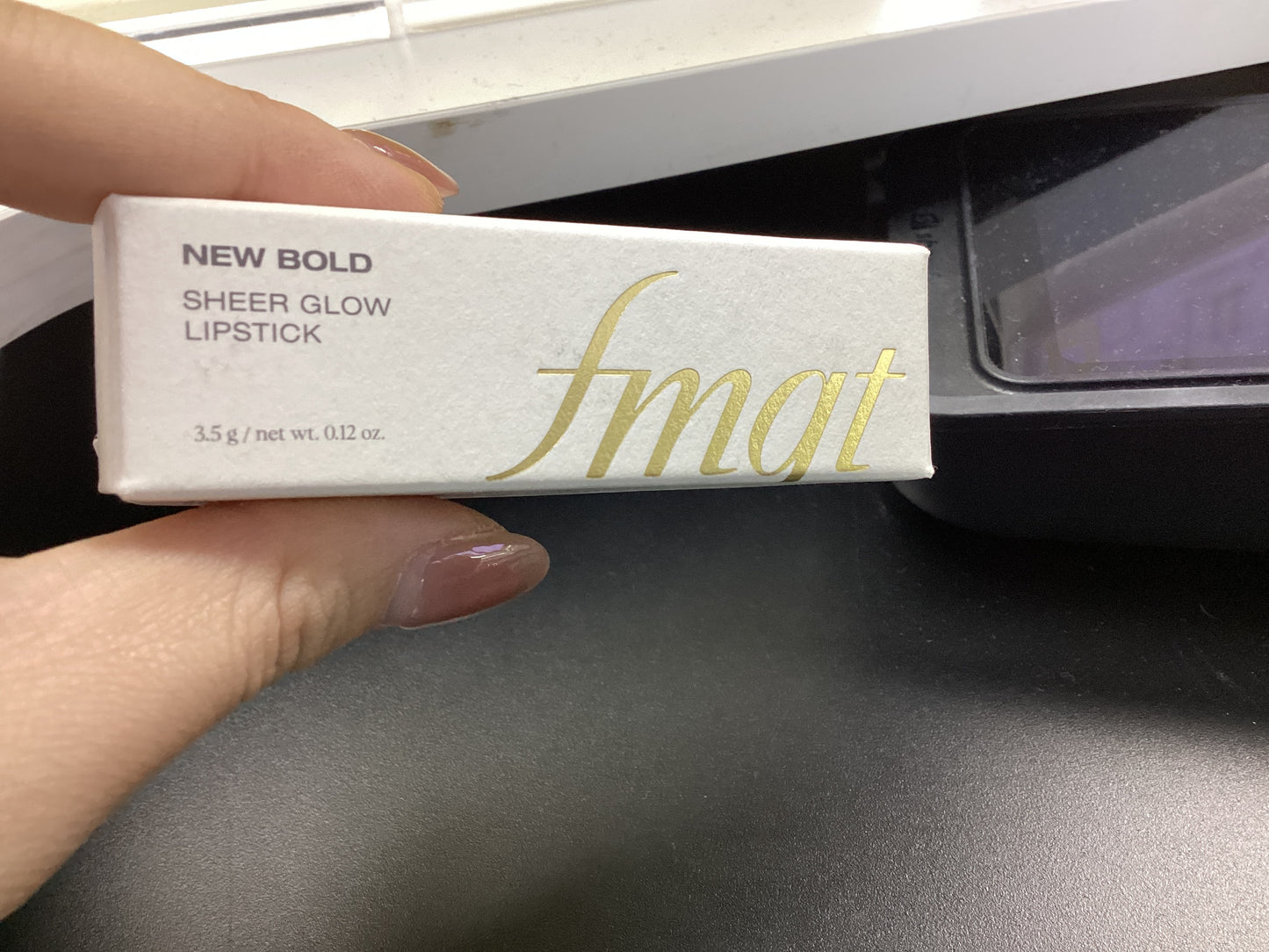 (Tester) fmgt New Bold Sheer Glow Lipstic #07 Sugar Marry Me