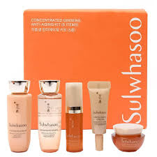 Sulwhasoo concentrated ginseng anti-aging kit (5 items) total 63ml