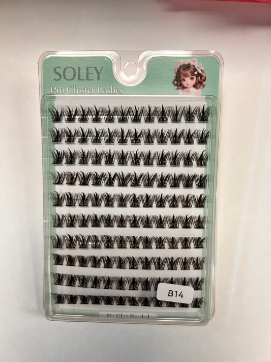 Soley Pro Cluster Lashes B14
