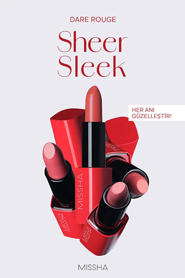 Missha Dare Rouge Sheer Sleek #8 Maple Red