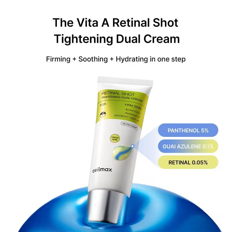 Celimax Retinol Shot Tightening Dual Cream For Firm Skin 50ml
