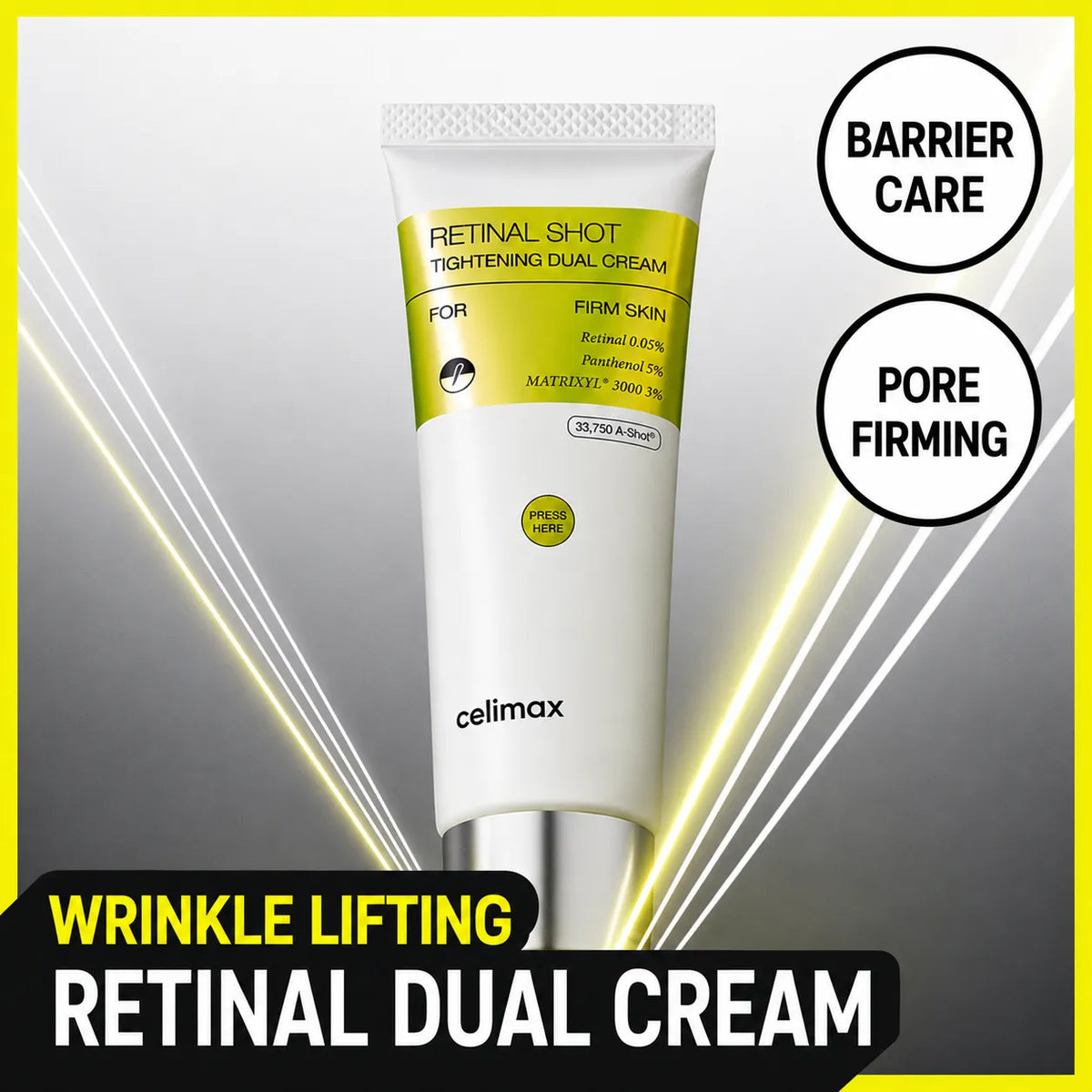 Celimax Retinol Shot Tightening Dual Cream For Firm Skin 50ml