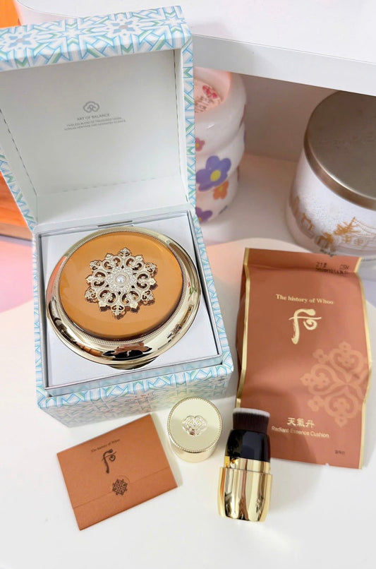 The Whoo Cheongidan Radiant Essence Cushion SPF 50+ /PA+++ #21. Set