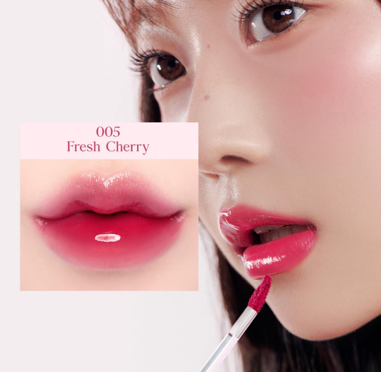 CLIO crystal glam tint #5 fresh cherry