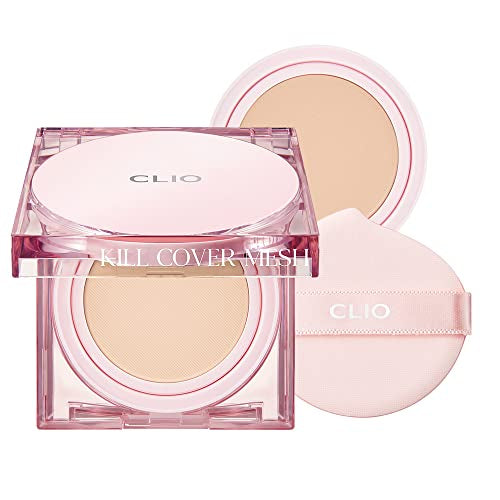 Clio Kill Cover Mesh Glow Cushion SPF 50+ PA++++ #02 Lingerie (+refill)