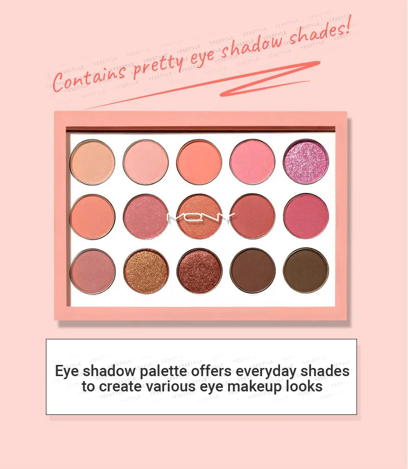 MQNY 1001 tone on tone shadow palette (Coral edition)