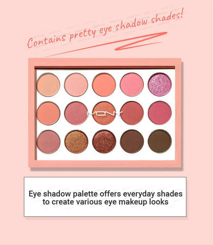 MQNY 1001 tone on tone shadow palette (Coral edition)