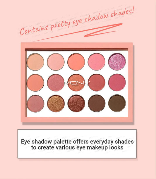 MQNY 1001 tone on tone shadow palette (Coral edition)