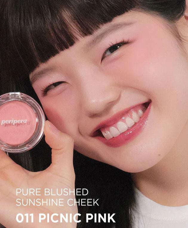 Peripera Pure Blushed Sunshine Cheek 11 Picnic Pink