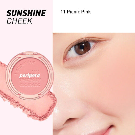 Peripera Pure Blushed Sunshine Cheek 11 Picnic Pink