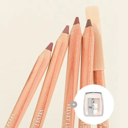 Clio Velvet Lip Pencil Set #Vanilla Coral