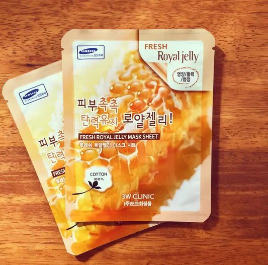 3W Clinic Fresh Royal Jelly Mask Sheet