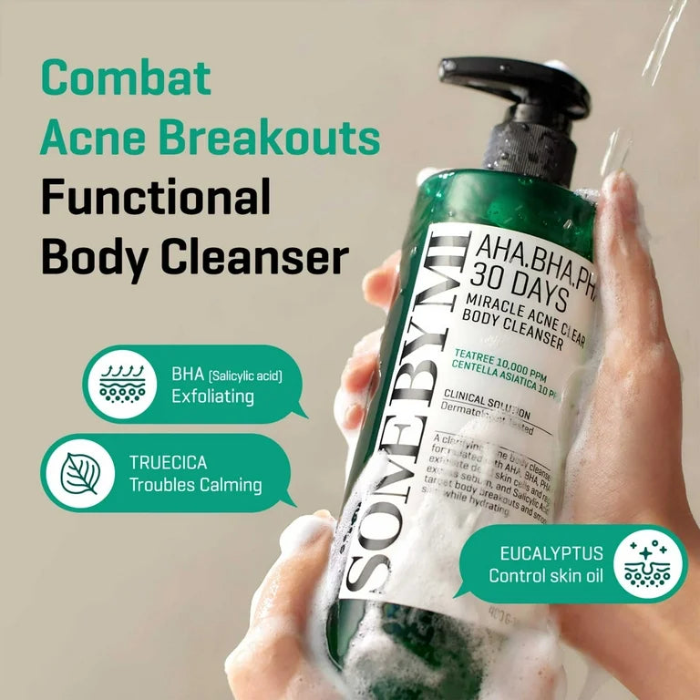 Some By Mi AHA BHA PHA 30 Days Miracle Acne Clear Body Cleanser 14.10oz