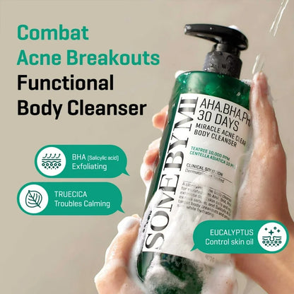 Some By Mi AHA BHA PHA 30 Days Miracle Acne Clear Body Cleanser 14.10oz
