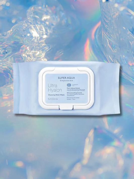 Super Aqua Ultra Hyalron Cleansing Oil Wipes (30 sheets)
