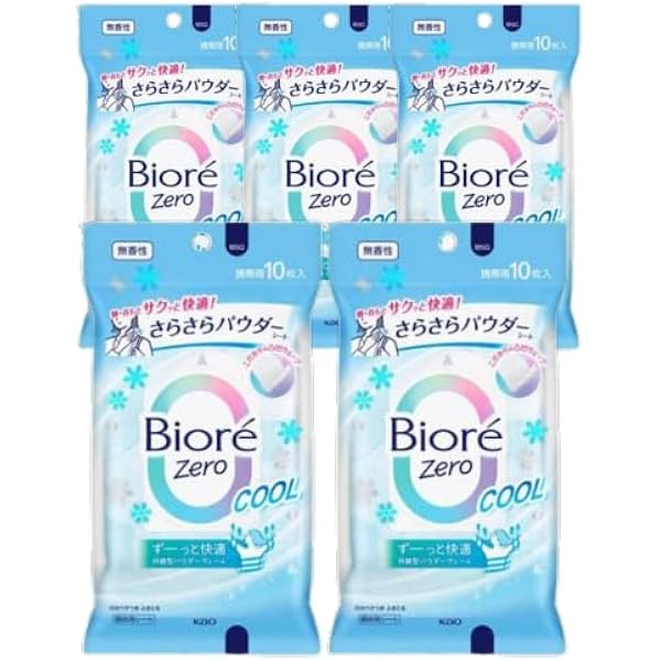 Biore Zero Body Sheet (Cool Fragrance Free 20pcs)