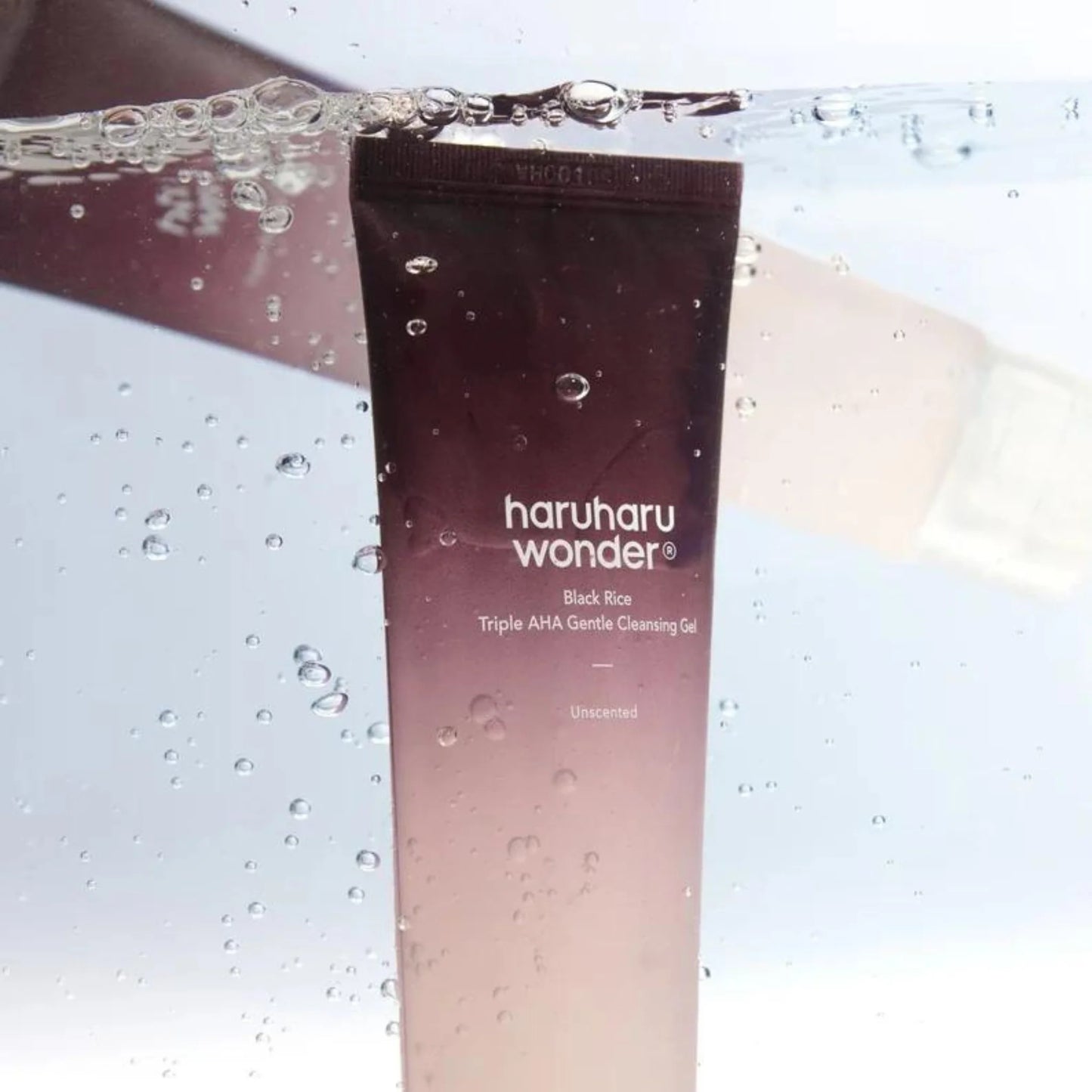 Haruharu wonder black rice triple AHA gentle cleansing gel unscented 100 ml