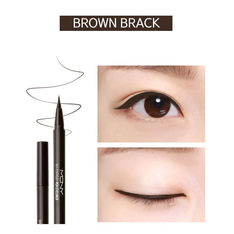 Macqueen Waterproof Pen Eyeliner (Brown Black)