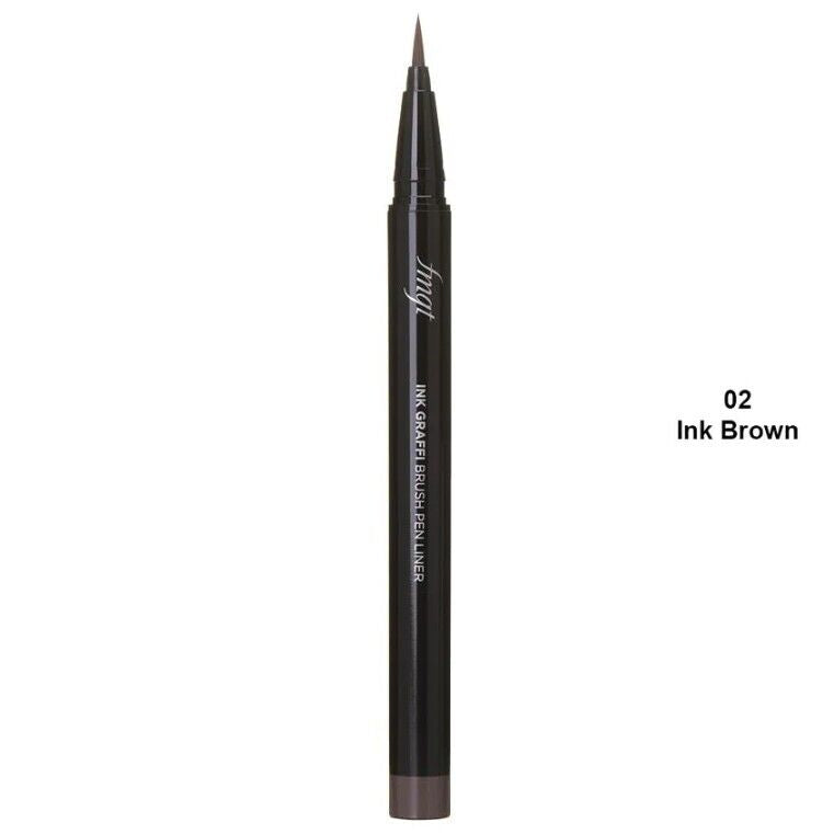 The Face Shop fmgt Ink Graffi Brush Pen Liner (Ink Brown)