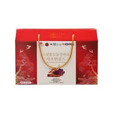 Hannwanjang Premium Royal Red Gingseng Cordyceps Saffron Gold 70ml x 10 (SMALL). Buy 1 Get 1 Free