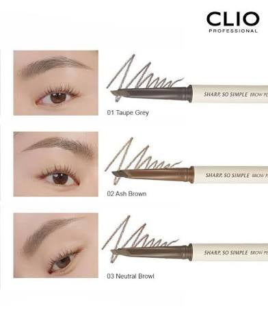 Clio Sharp So Simple Brow Pencil #2 Ash Brown