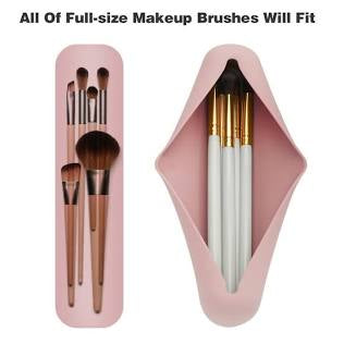Veecci Silicon Makeup Brush Holder Pink