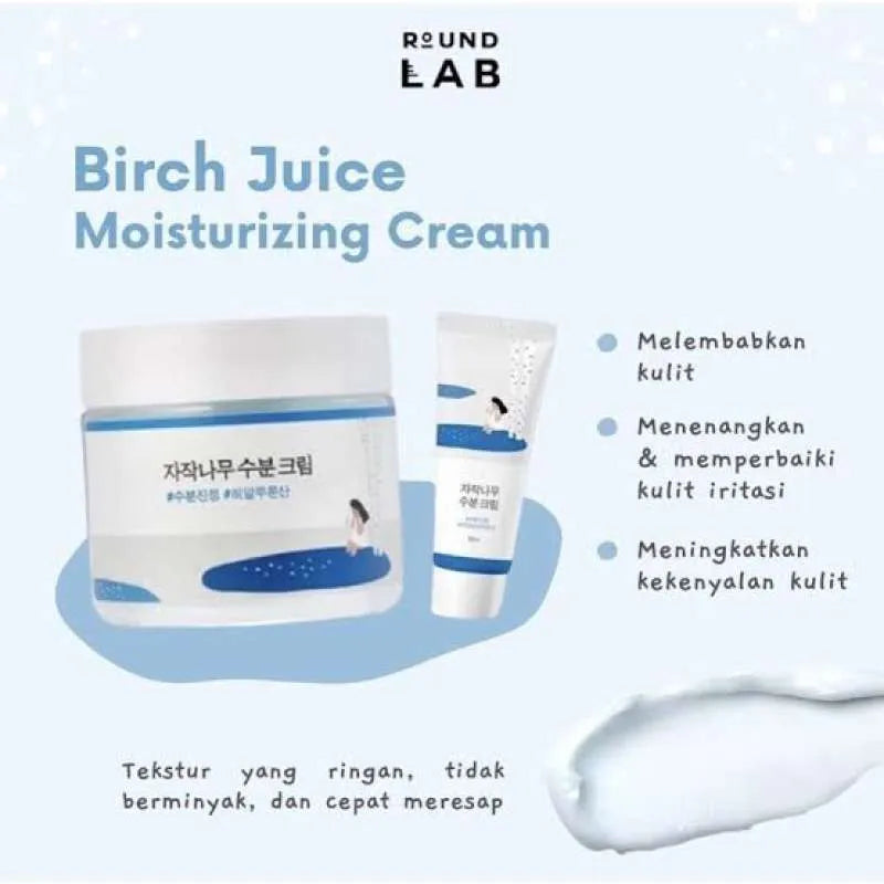 Round lab birch juice moisturizing cream 80ml