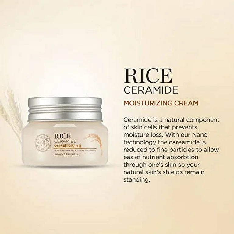 The Face Shop Rice & Ceramide Moisturizing Cream 50ml