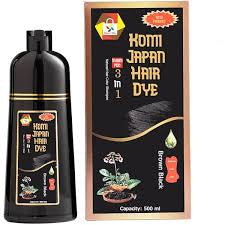 Komi Chestnut Brown Hair Dye (Brown Black)