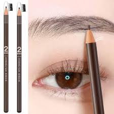 Eyebrows Pencil , Coloured Soft Cosmetic Art (#9 Dark Brown)