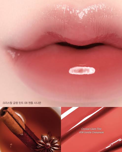 CLIO crystal glam tint #8 gentle cinnamon