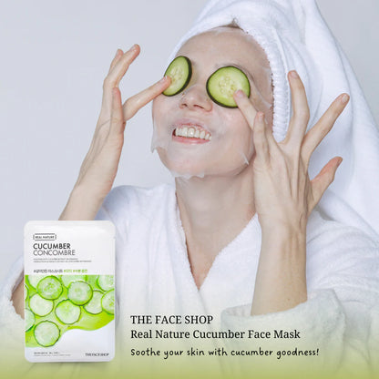 The Face Shop Real Nature Mask 1 pc Cucumber