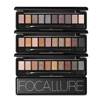 Focallure Full Featured Nude 10 Shade Eyeshadow palette FA08 #01