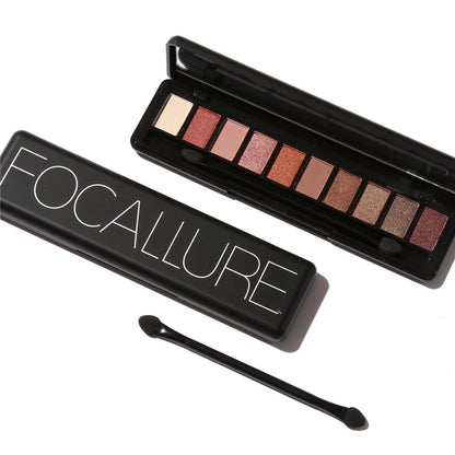Focallure Full Featured Nude 10 Shade Eyeshadow palette FA08 #01