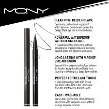 Macqueen MQNY Waterproof Pen Eyeliner (Deep Black)