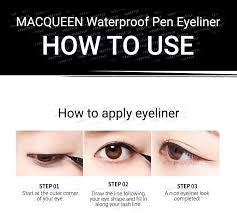 Macqueen MQNY Waterproof Pen Eyeliner (Deep Black)