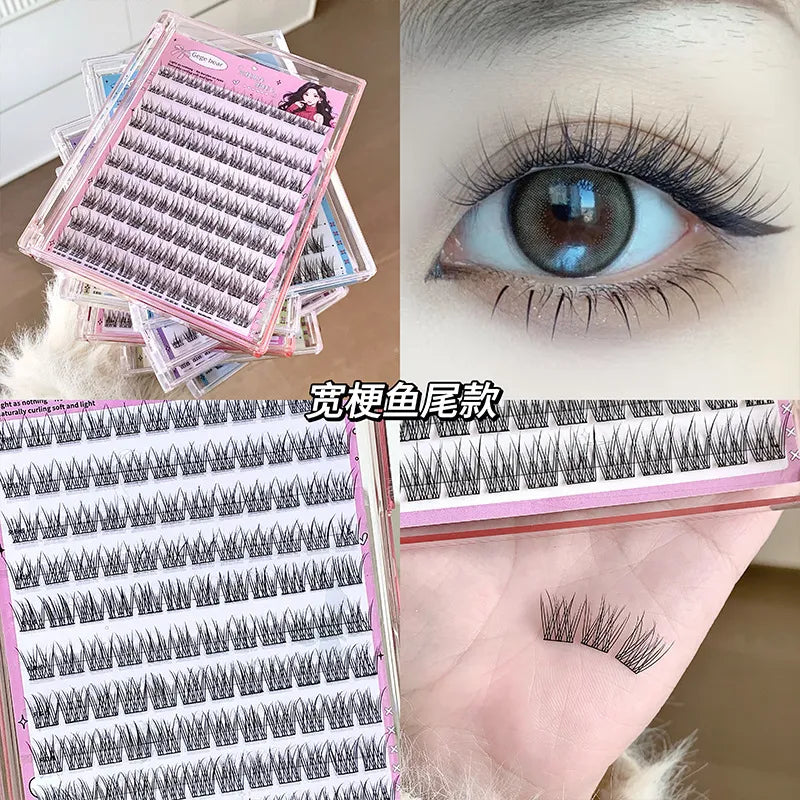 Gege Bear Glue Free False Eyelases # Fishtail