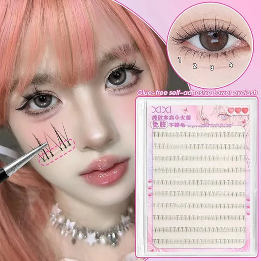 Xixi No Glue Required Lower Eyelashes (50 pairs)