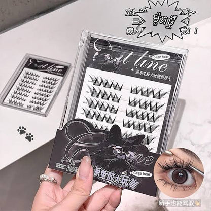 Gege Bear False Eyelashes #Black 24 pairs