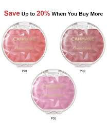 Canmake Cream Cheek Pearl Type P01 Peach Dazzle