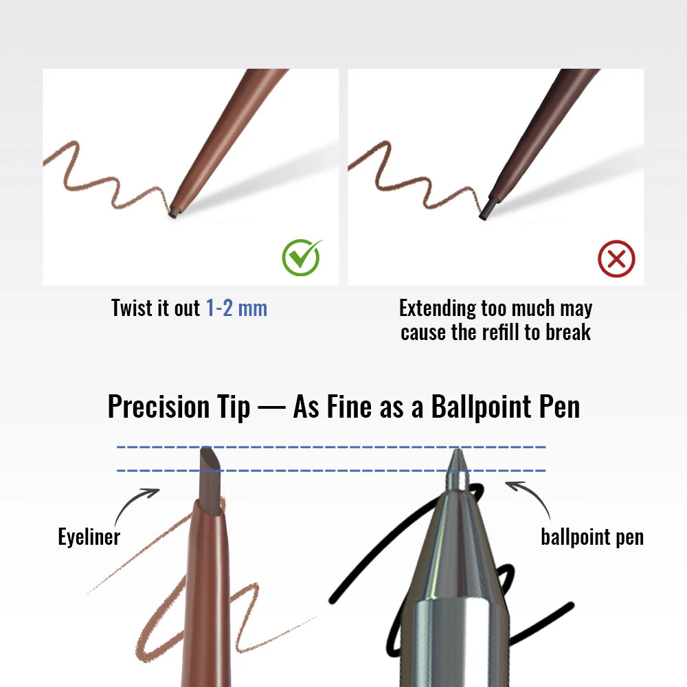 Pudaier Wing It Waterproof Gel Eyeliner #2 Dark Brown 0.1 g