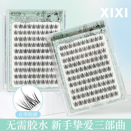 Xixi ZHUANG ZHOU'S DREAM OF THE BUTTERFLY TRILOGY OF GLUE-FREE EYELASHES
