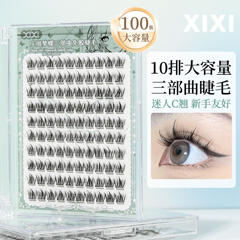 Xixi ZHUANG ZHOU'S DREAM OF THE BUTTERFLY TRILOGY OF GLUE-FREE EYELASHES