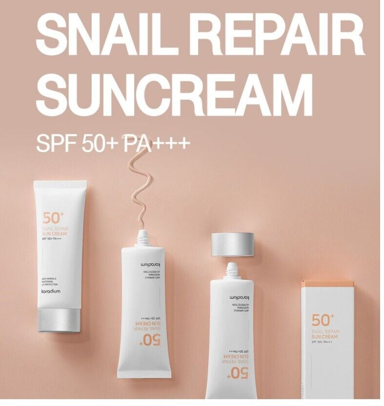 Karadium 50 snail repair sun cream SPF 50+ PA+++ 70ml