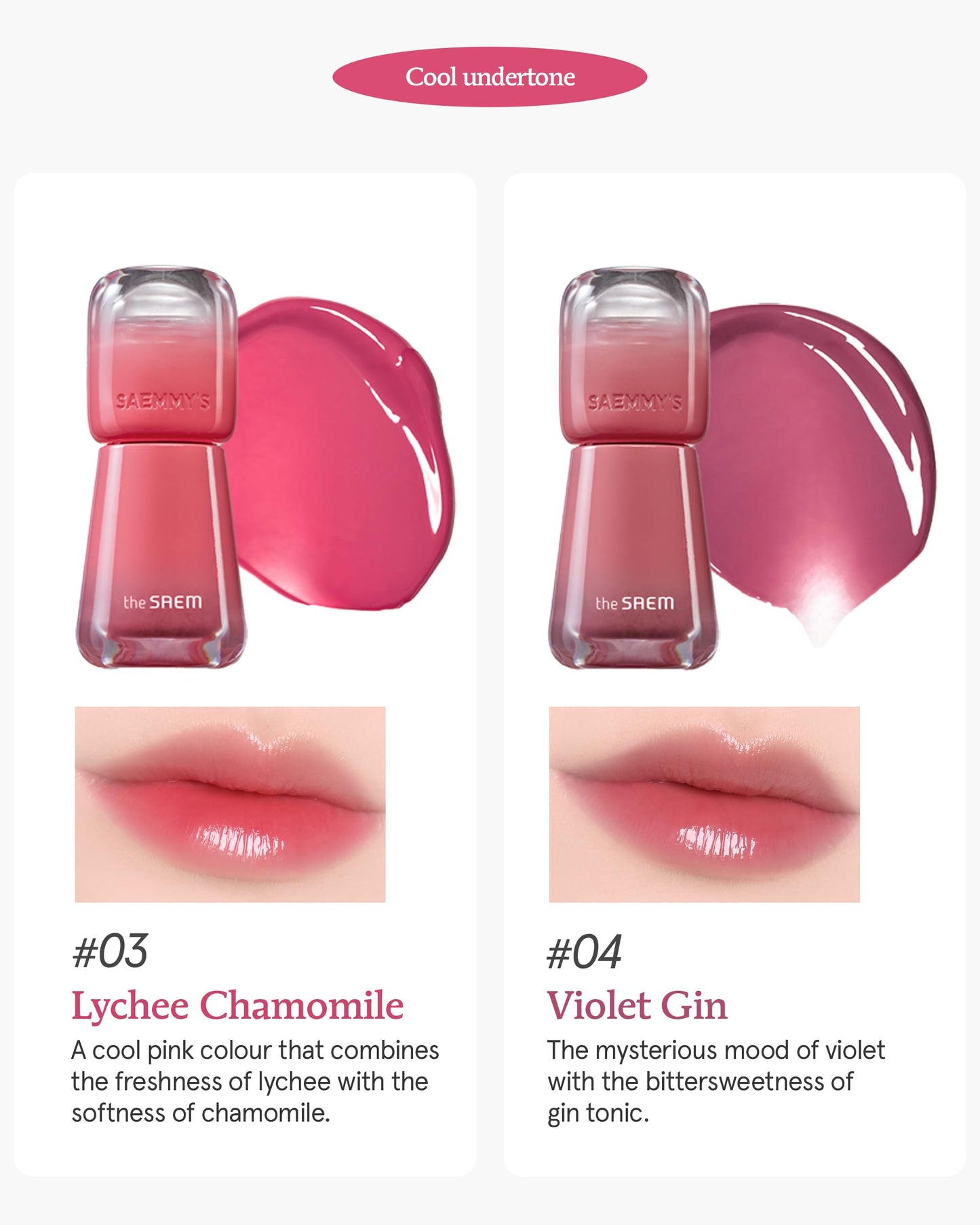 The Saem Saemmy’s ade shot tint #3 lychee chamomile