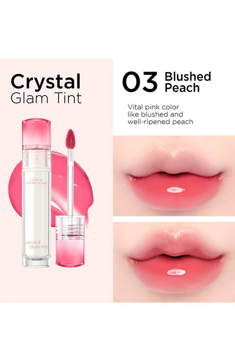 CLIO crystal glam tint #03 blushed peach