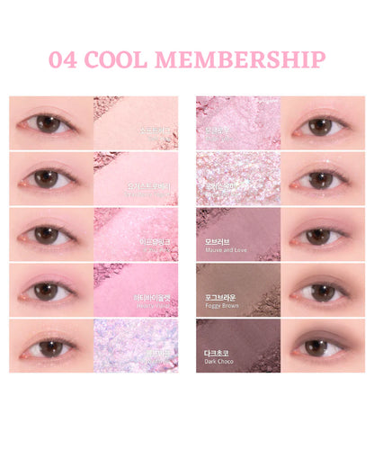 Lilybyred Cupid club mood keyboard warm membership card #4 Cool pink