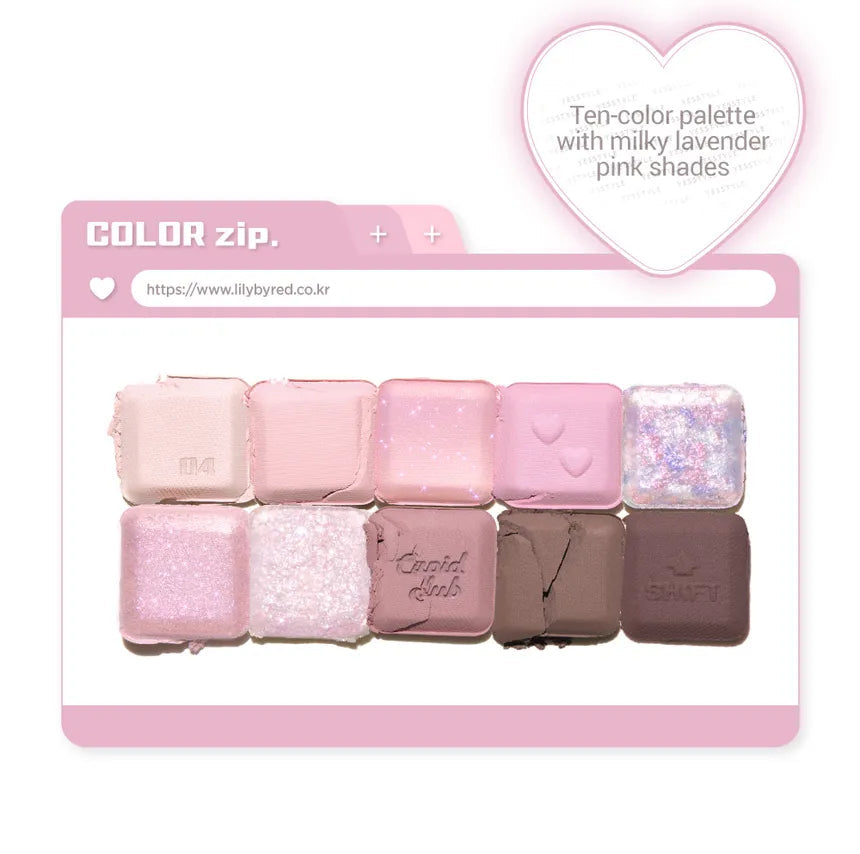 Lilybyred Cupid club mood keyboard warm membership card #4 Cool pink