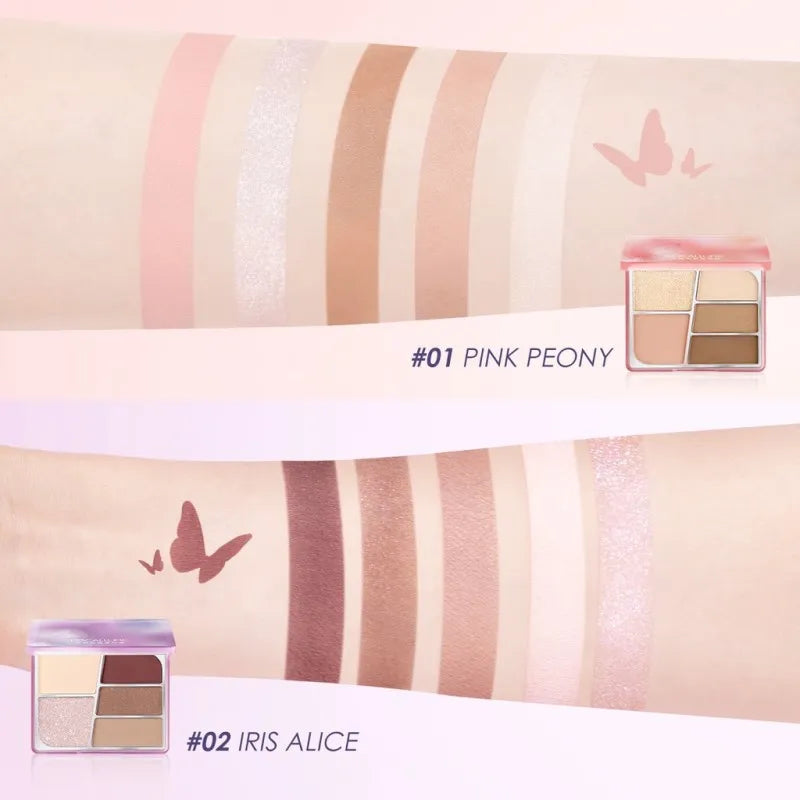Focallure eyeshadow palette Pink Peony #pk01 5.5g