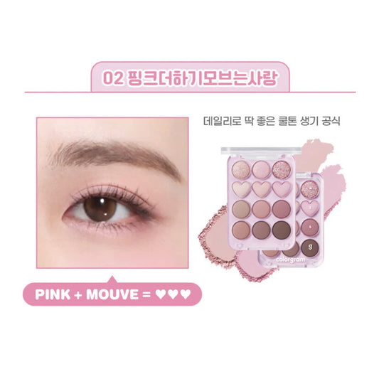 Colorgram Eyeshadow Palette #02 Pink Mauve